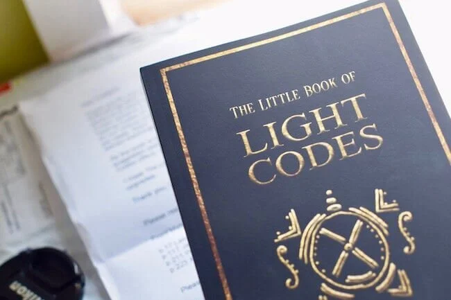 Gifted by Author: The Little Book of Light Codes Cover by Amanda Meder