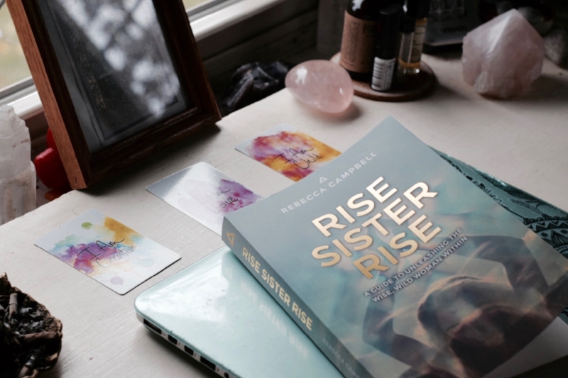 Rise Sister Rise by Rebecca Campbell and I Am Power Deck by Devin Stricker @ Mystic Moons Tarot Photo: Amanda Linette Meder