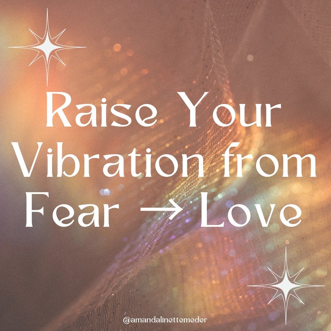 💗 What if you could raise your vibration &mdash; shift from fear into love &mdash; using simple, soulful practices? ✨

Here are 5 gentle, high-vibe practices to help you elevate your energy and live from a place of peace and deep connection:

▶ Crys