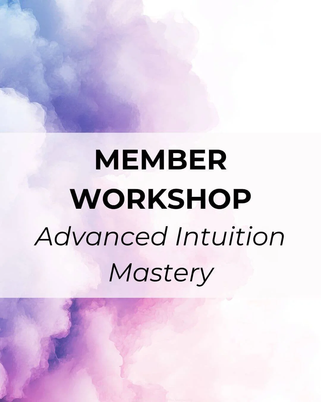 ✨ ADVANCED INTUITION MASTERY WORKSHOP✨

Your intuition is not something outside of you. It is part of your natural soul design. 💫

This immersive experience is designed to help you:
🌿 Strengthen trust in your inner knowing
🌿 Awaken deeper intuitiv