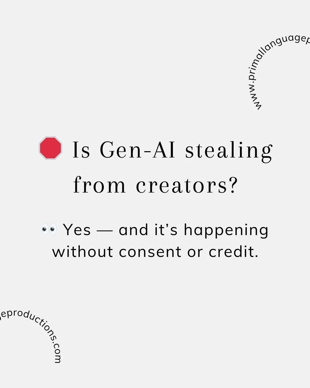 Generative AI is advancing fast &mdash; but at what cost to independent creators? Join over 1,000 others in asking the U.S. Copyright Office to stand up for our rights.

✍️ Sign the petition
🔗 Link in bio

#ProtectCreators #GenAI #Copyright #Creator
