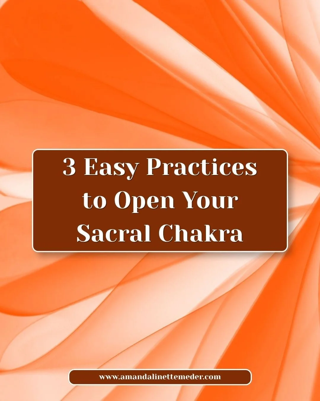 ✨ What if your creativity isn't missing... it's just waiting for permission to flow?

The Sacral Chakra is your center of creativity, emotional expression, connection, and change. 🌊🧡

When this energy center feels balanced, you may notice:
✨ New id