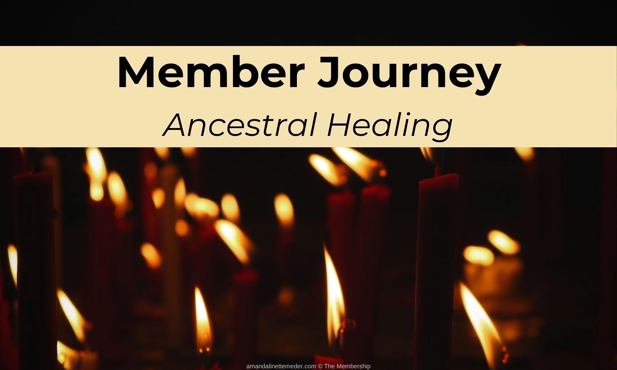 Ancestral Healing Over Candles