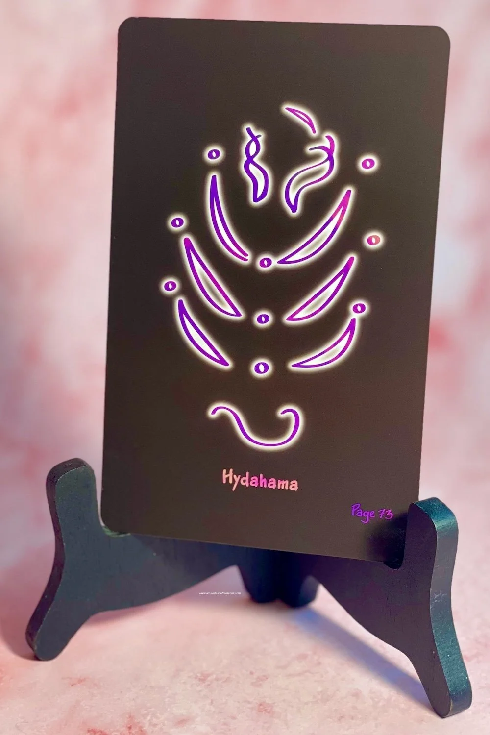 Gifted by Author: Little Book of Light Codes Oracle Cards - Hydahama