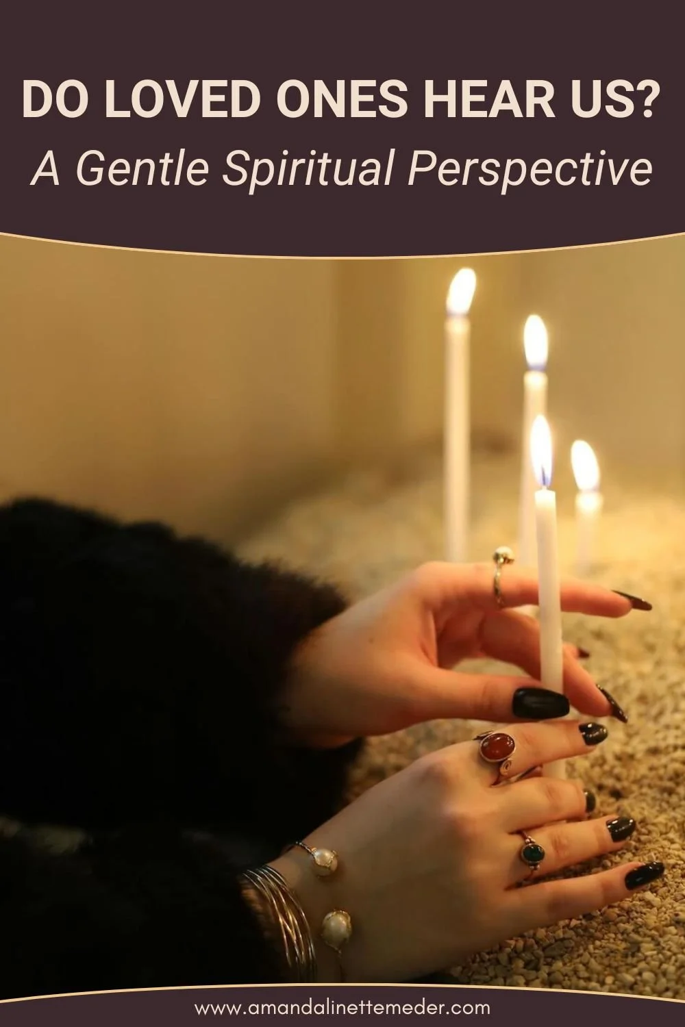 Do Loved Ones Still Hear Us? A Gentle Spiritual Perspective Photo of candles being placed by well manicured hands by syd.trgt on Pexels