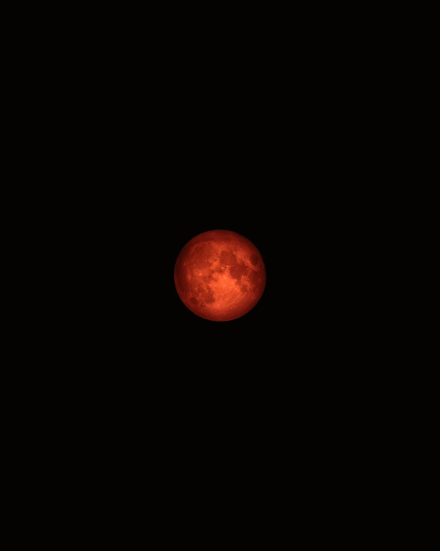 Red moon on black background by Bart from Pixabay