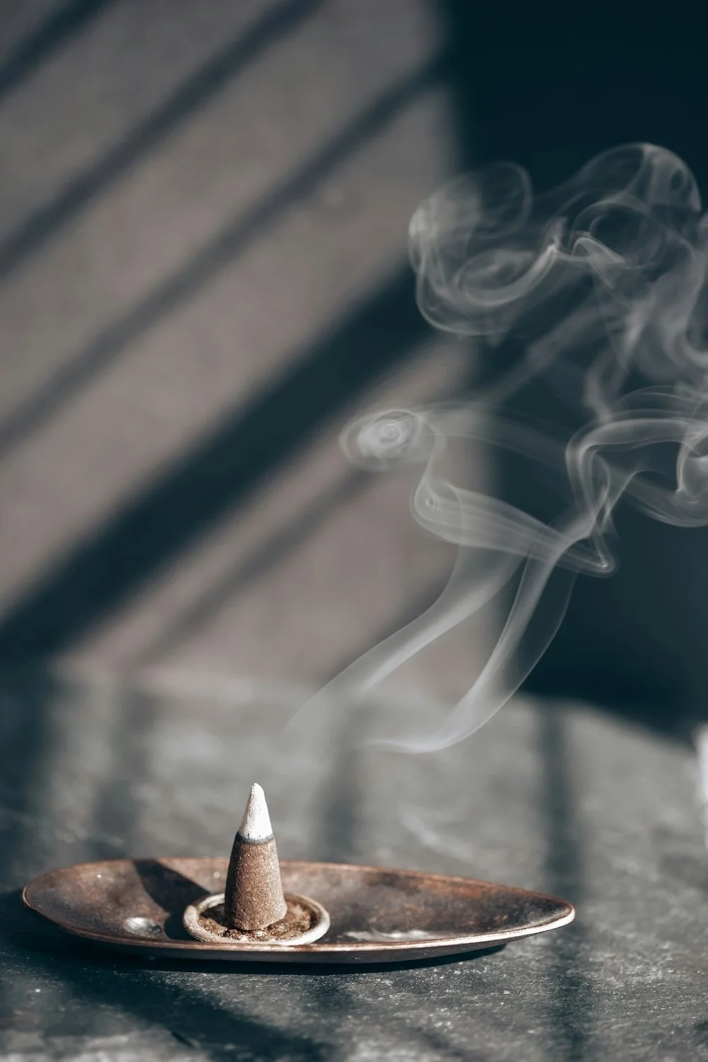 Photo of incense cone by Ray Albrow on Unsplash