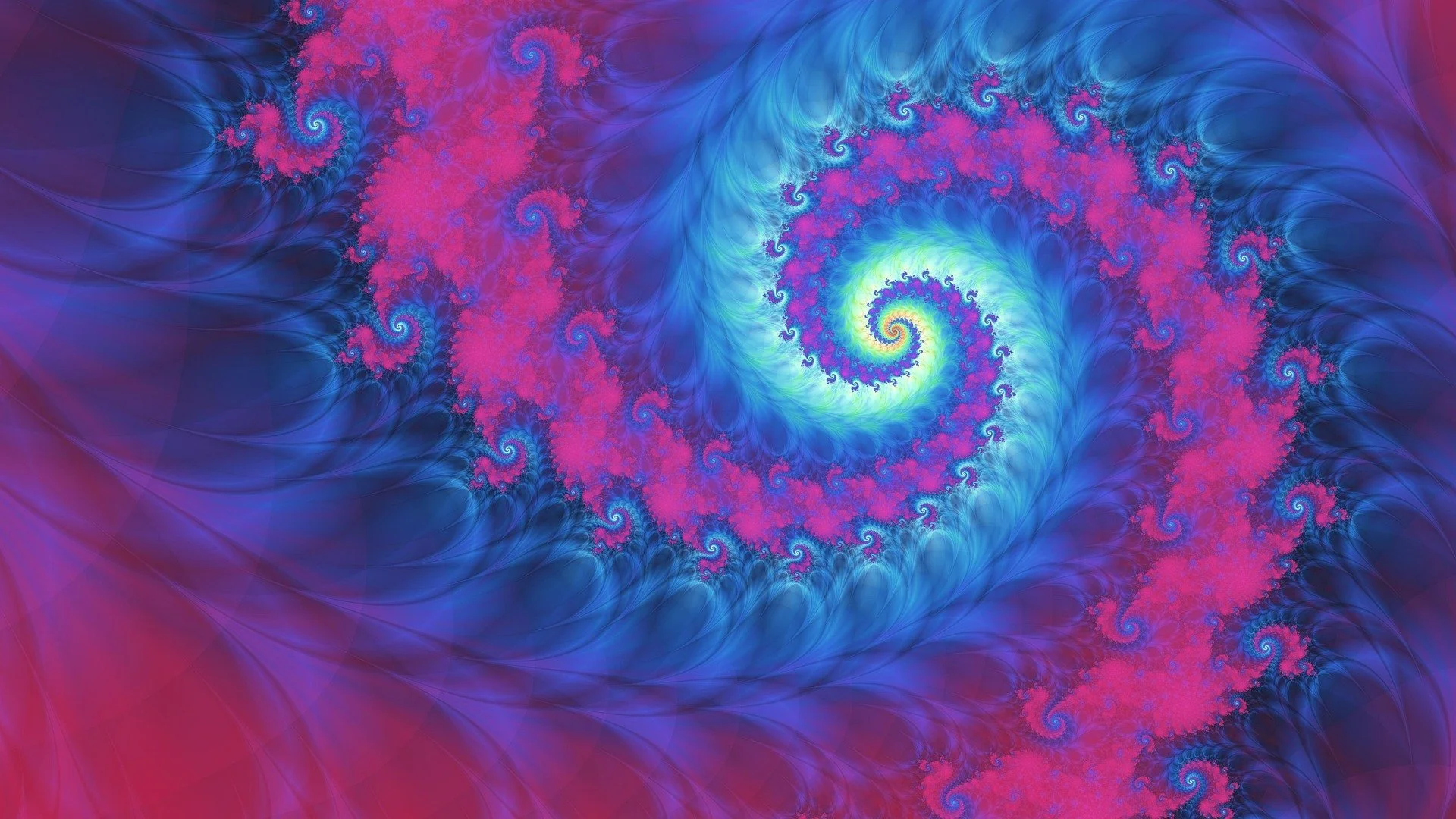 Image of purple and blue fractal by Charles Thonney from Pixabay