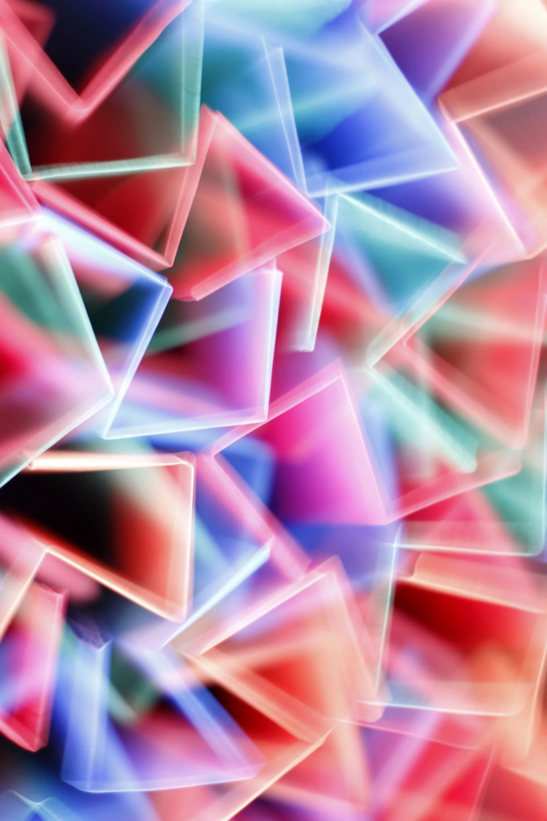 rainbow kaliedoscope squares