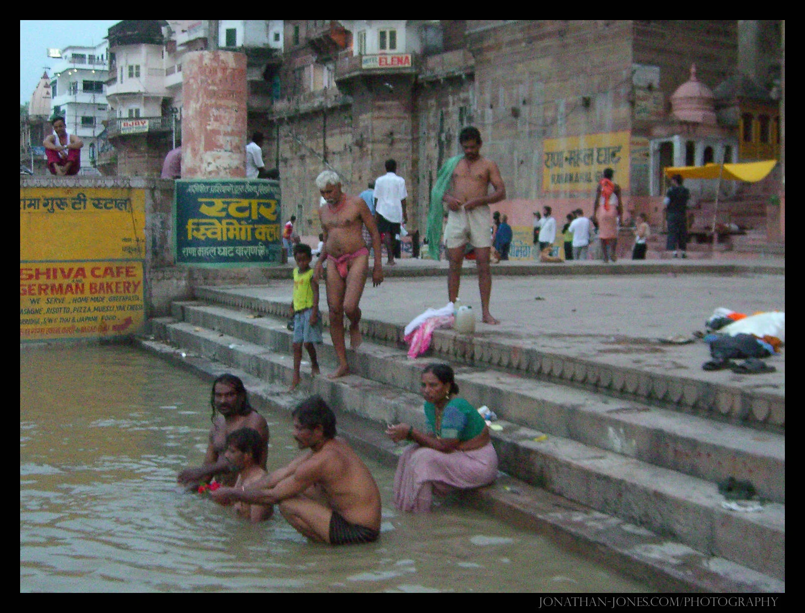 The Ghats in Varanasi