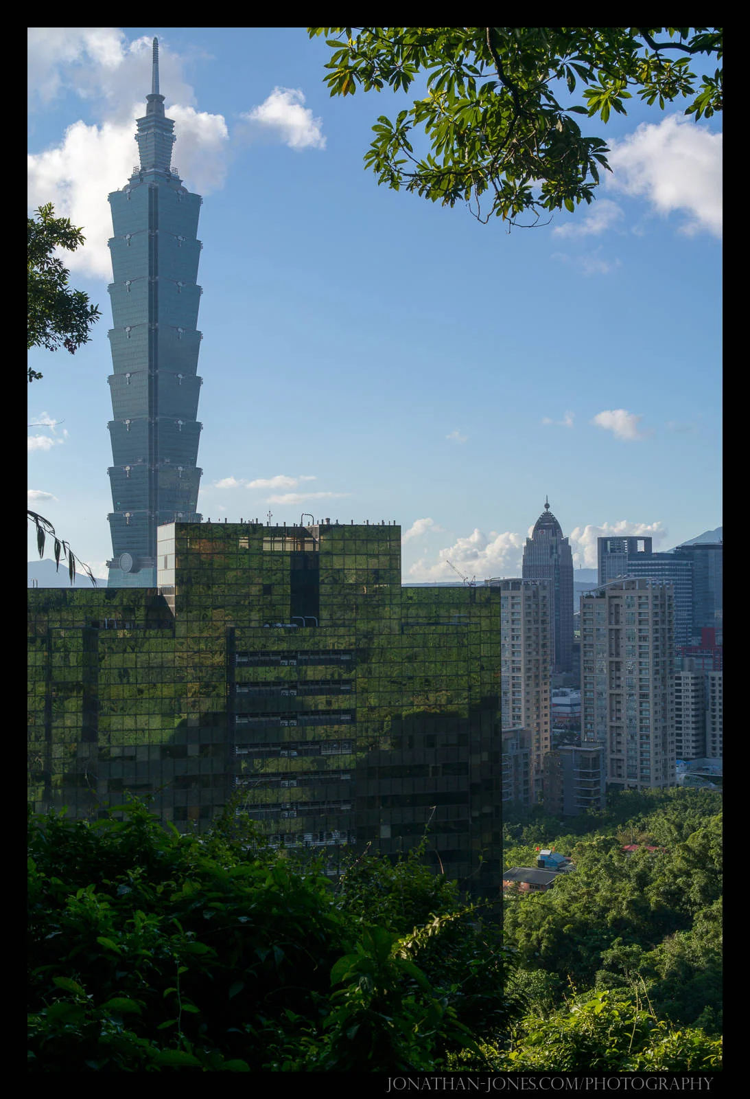 View of Taipei from Four Beast Hills