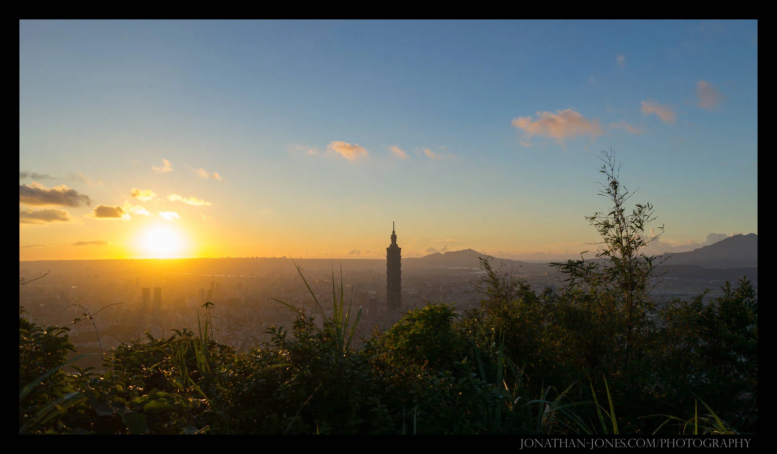 View of Taipei from Four Beast Hills