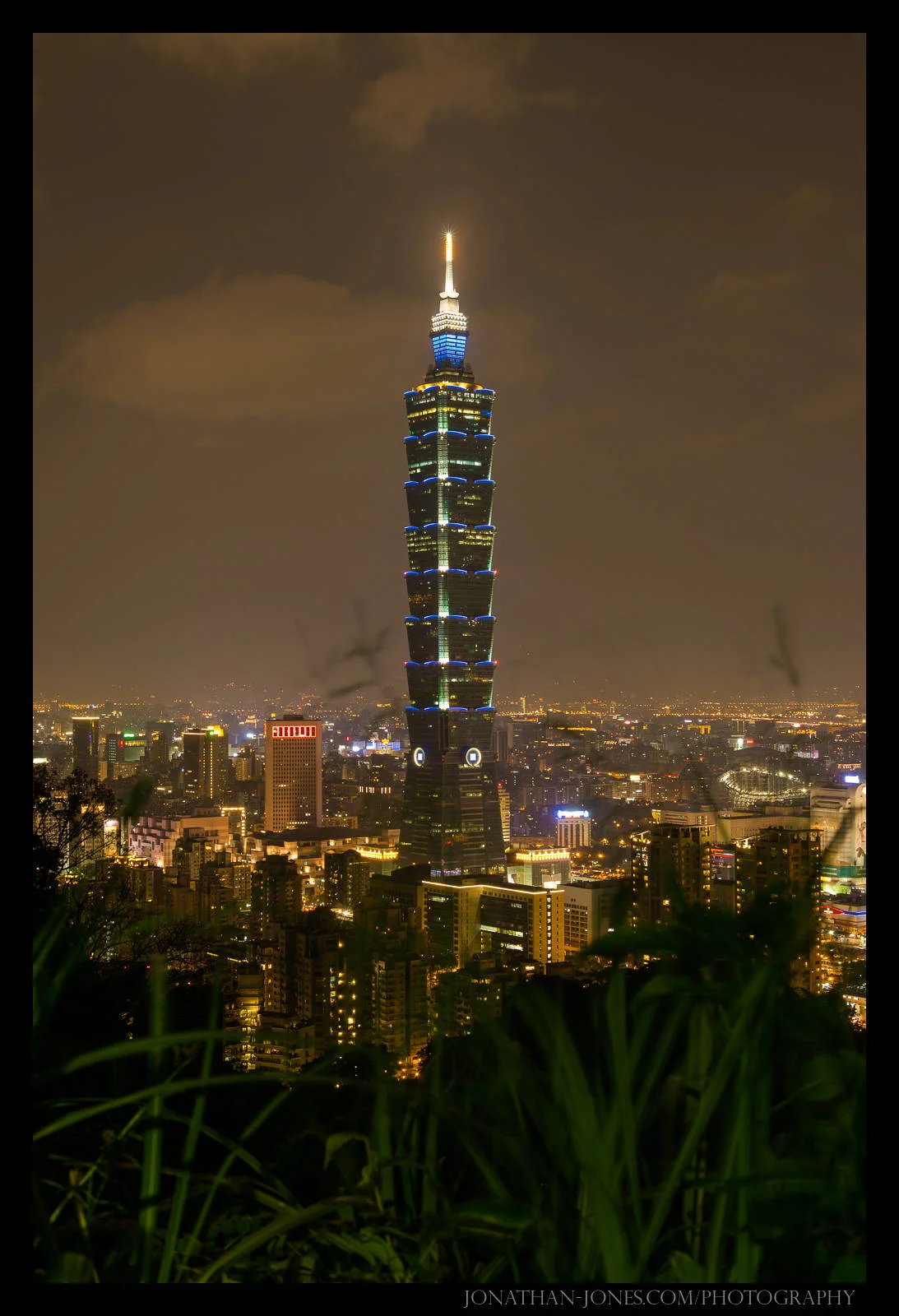 View of Taipei from Four Beast Hills