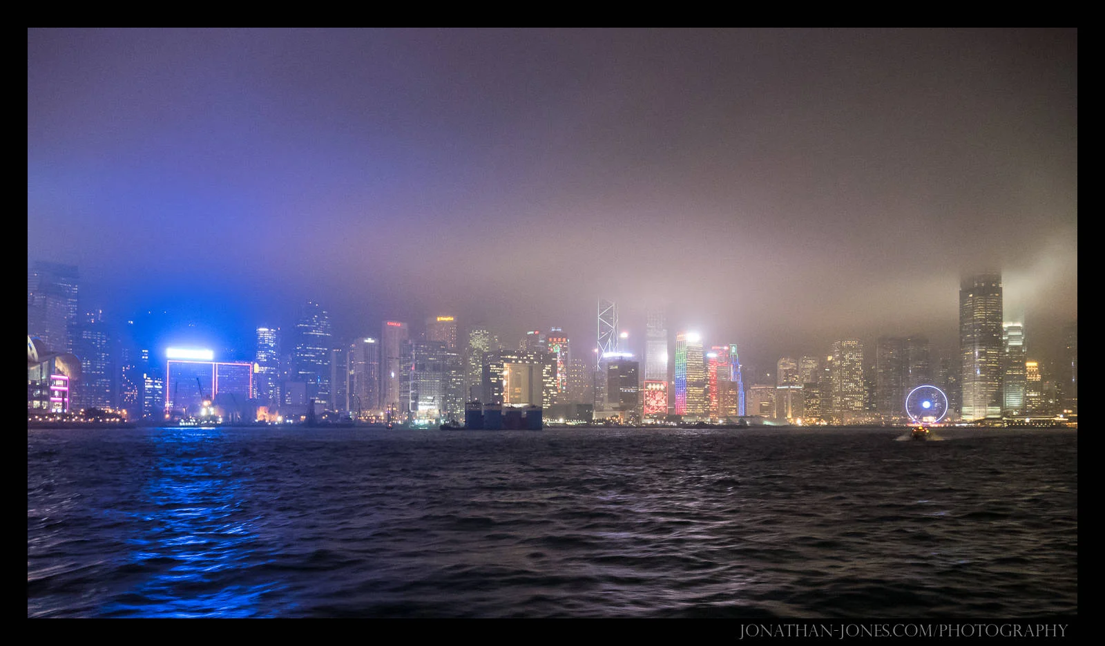Hong Kong Harbour by Night