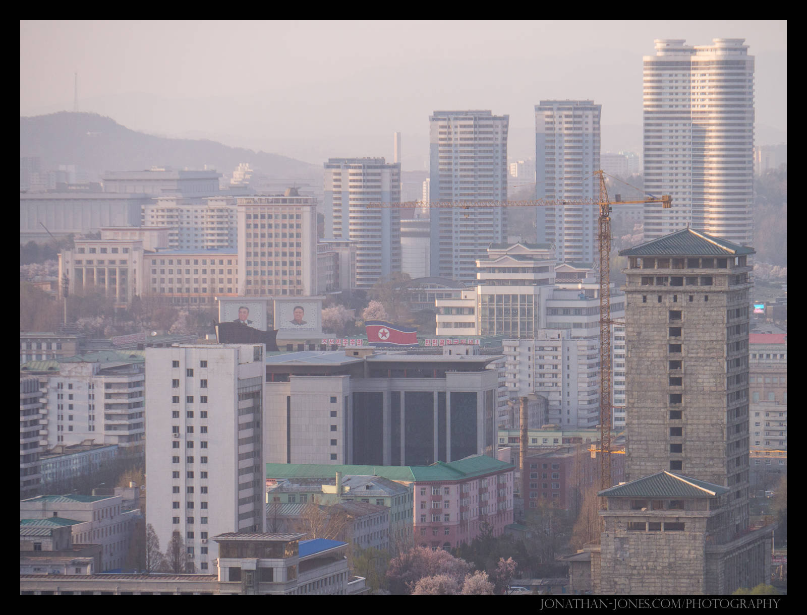View from Yanggakdo Hotel