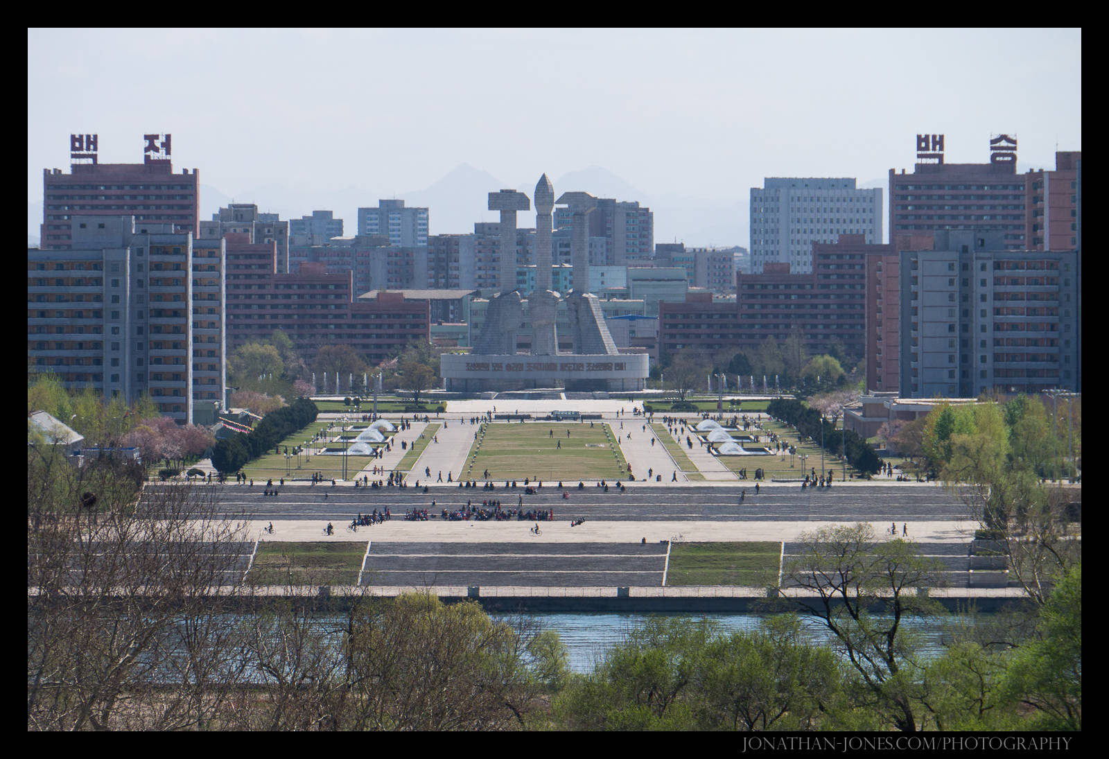 View of Pyongyang