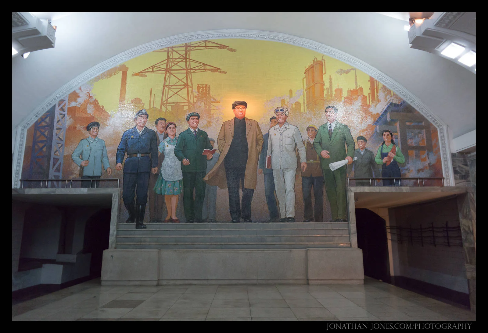Pyongyang Metro - Puhung Station