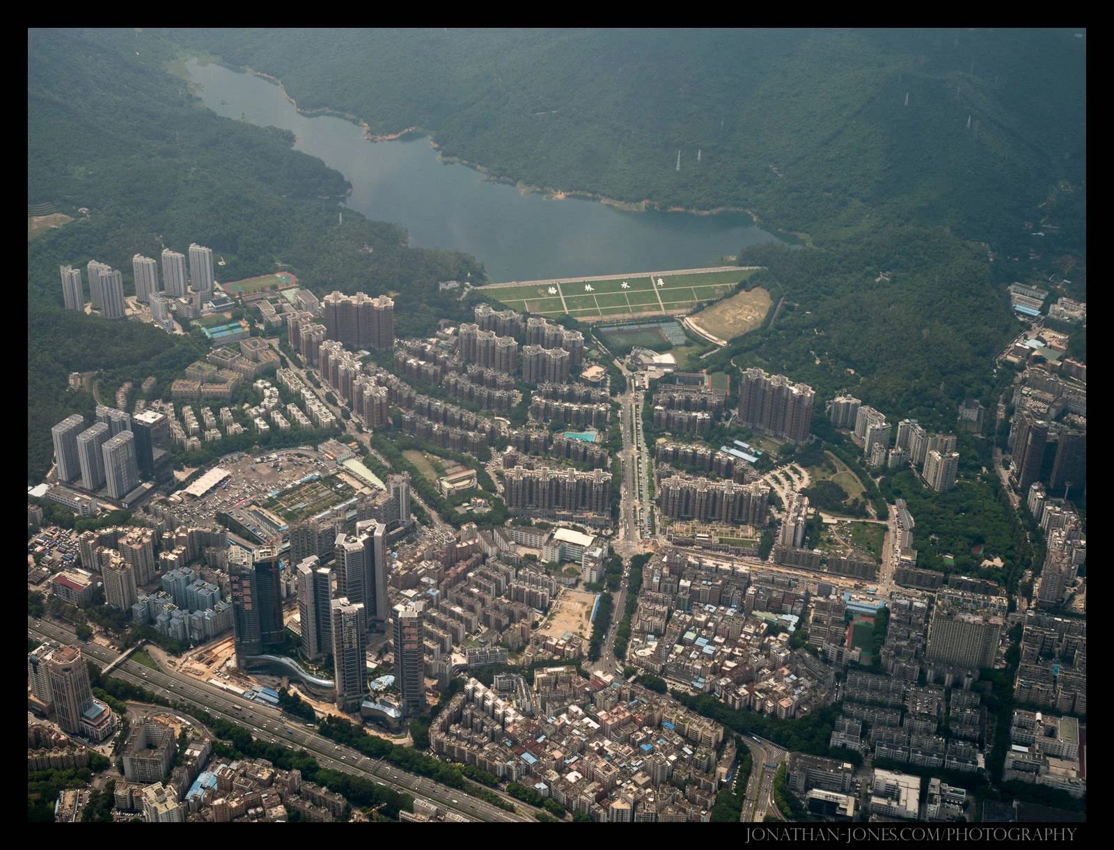 Shenzhen from the air