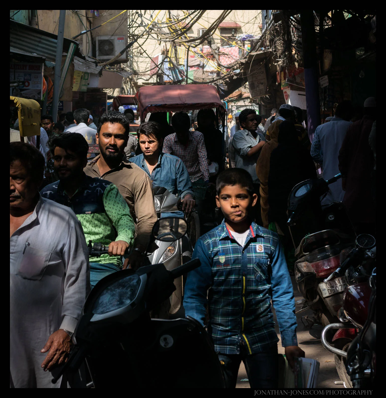 One the street of Delhi