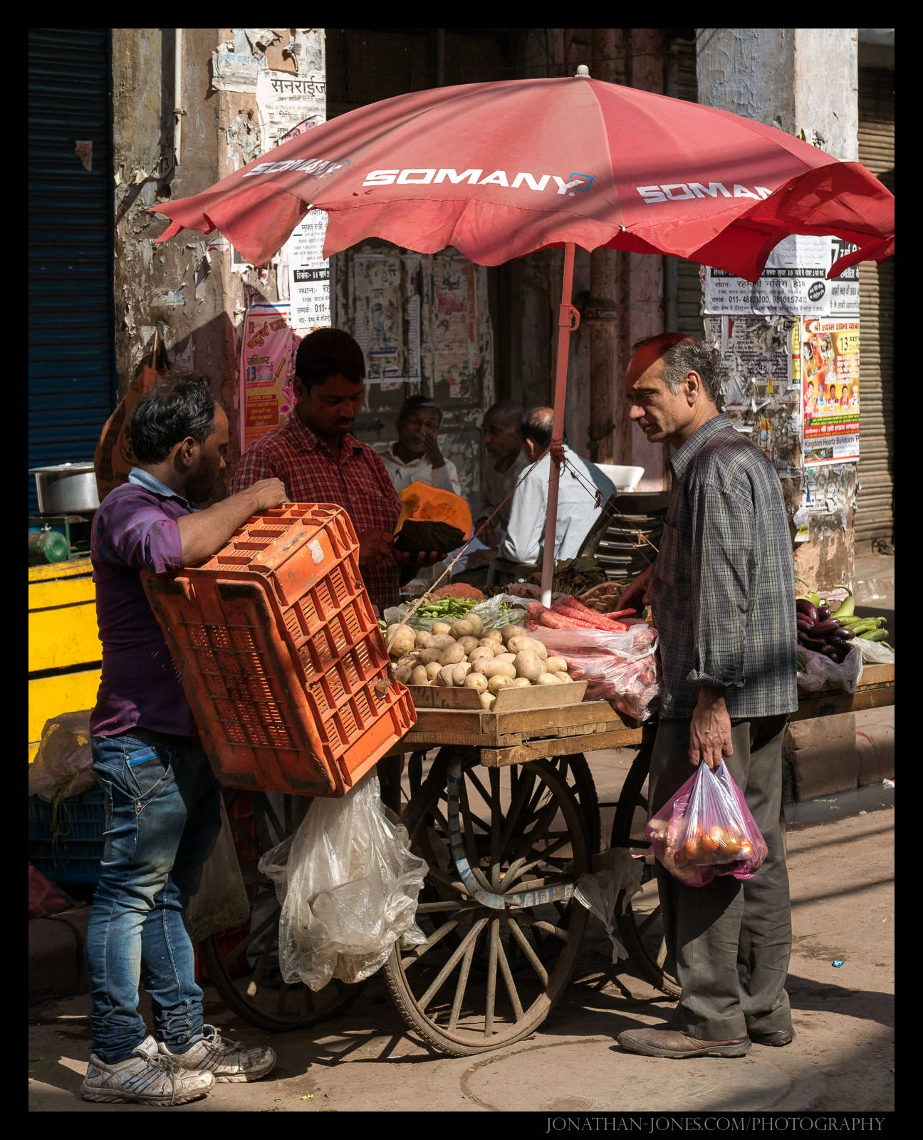 One the street of Delhi