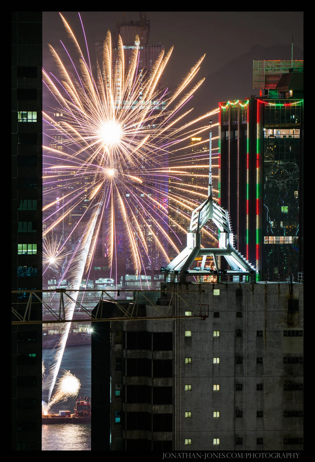 Chinese New Year Fireworks, Hong Kong