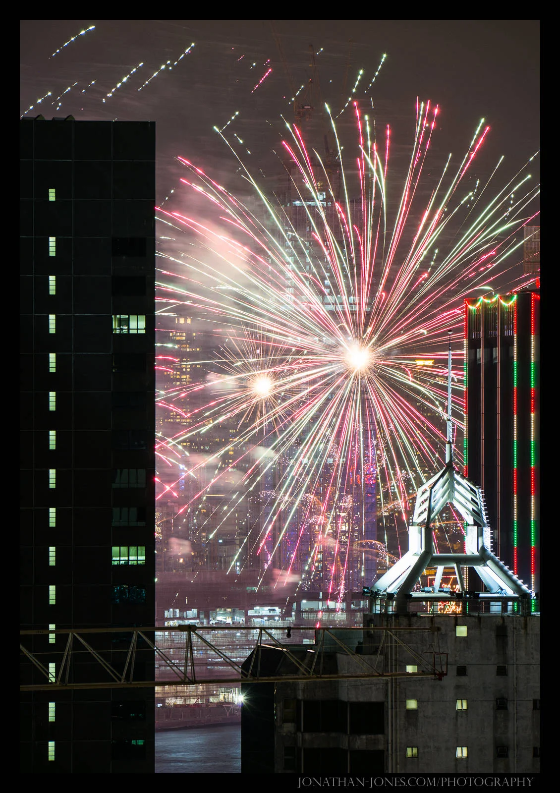 Chinese New Year Fireworks, Hong Kong