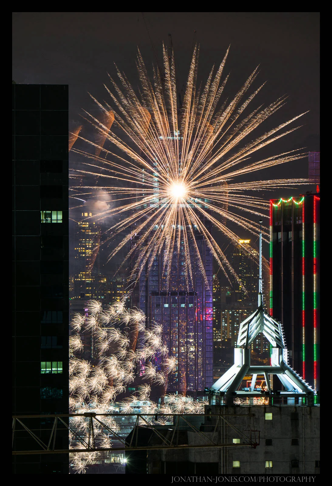Chinese New Year Fireworks, Hong Kong