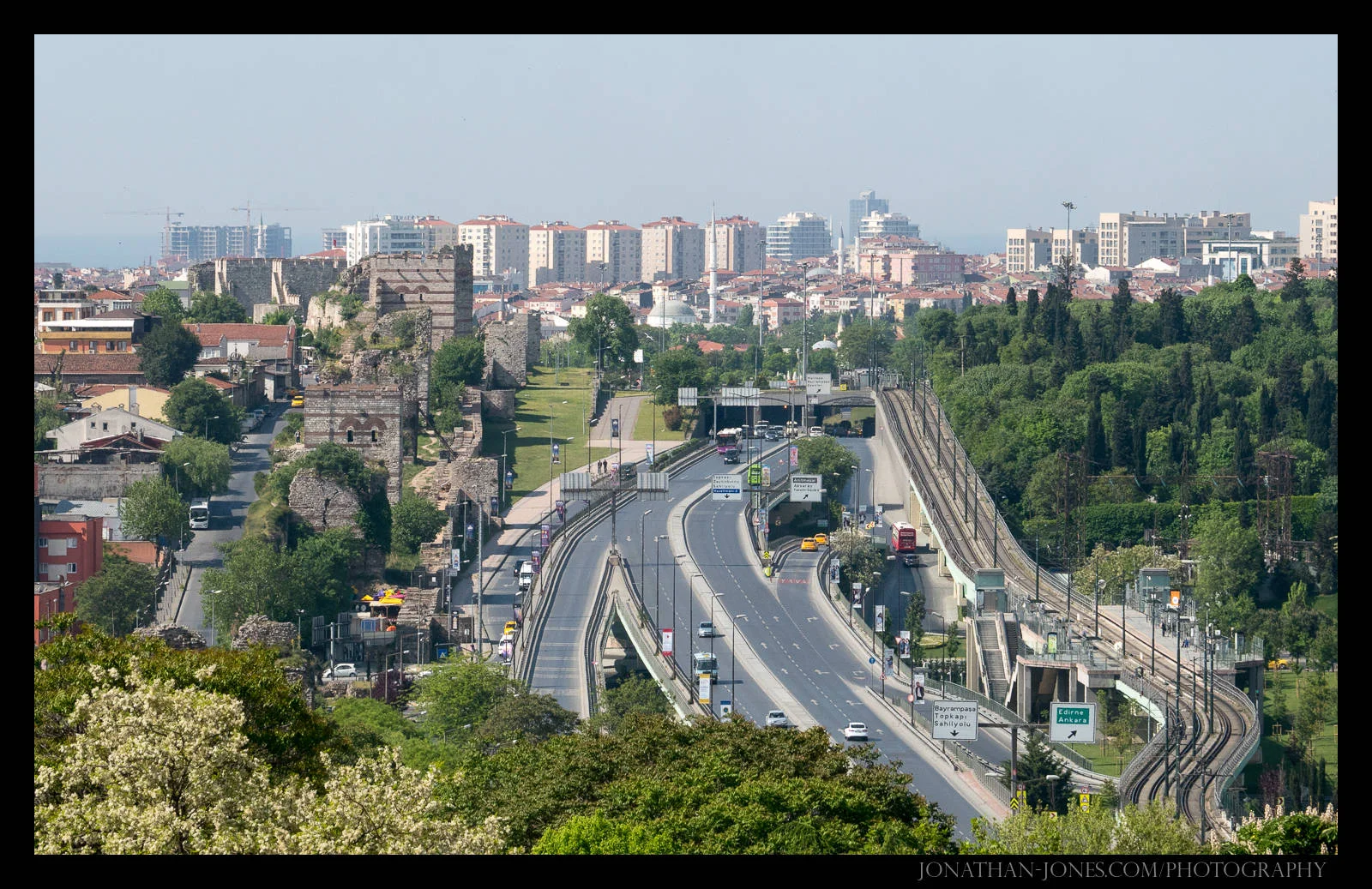 Along the Theodosian Walls, Istanbul