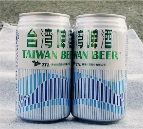 old school Taiwanese beer. 