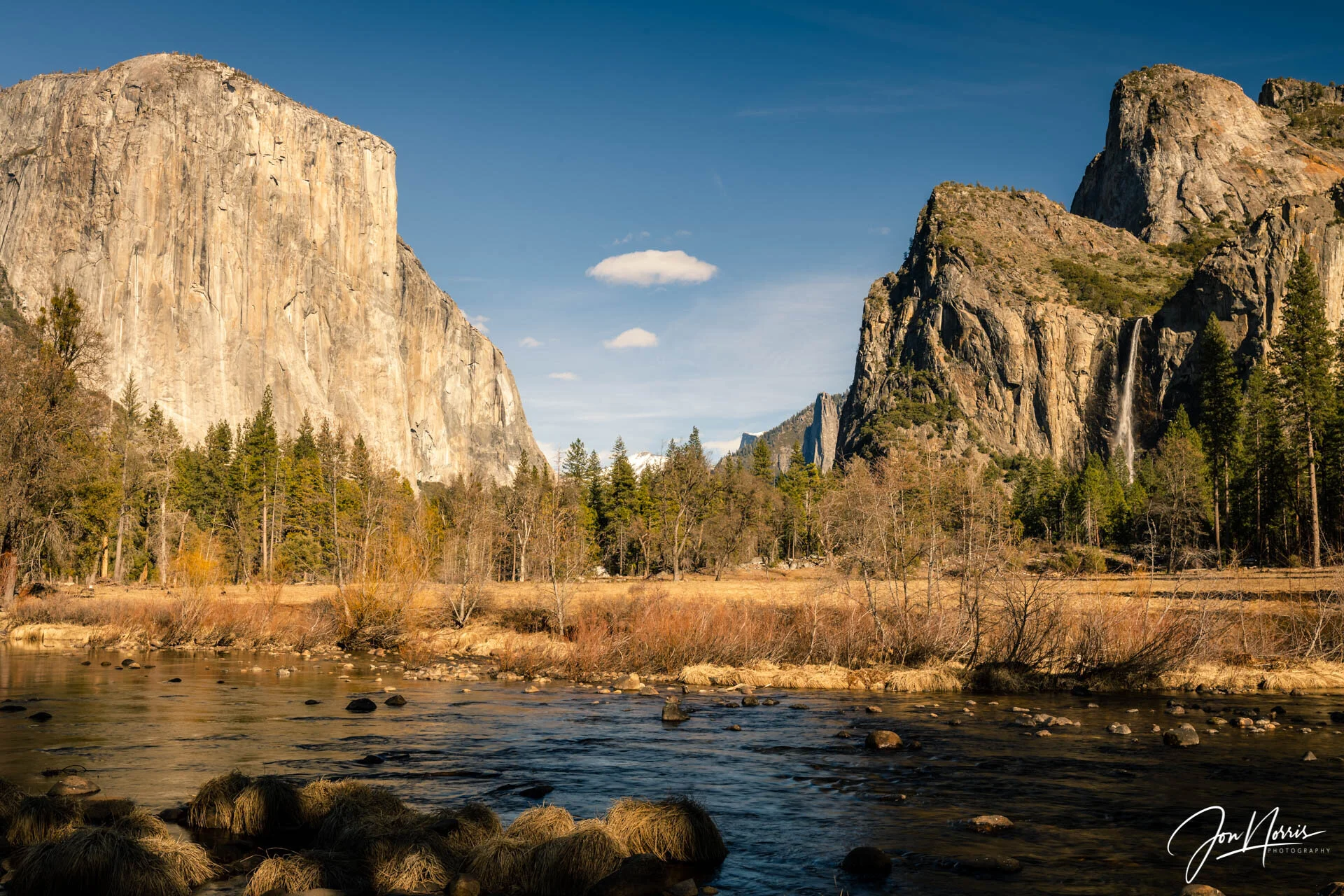 El Capitan, Cathedral Rocks and Bridalveil Falls (Copy)