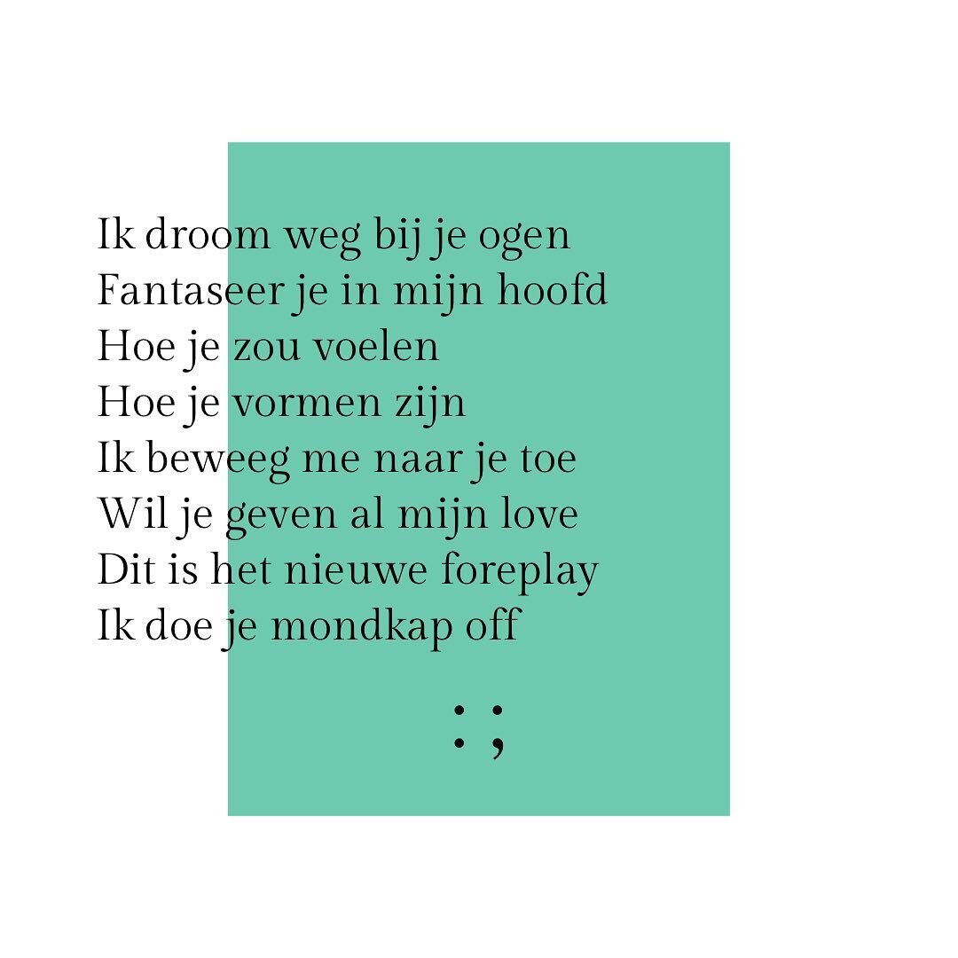 👄 😷 #dagvers #dichtgemaakt #gedicht