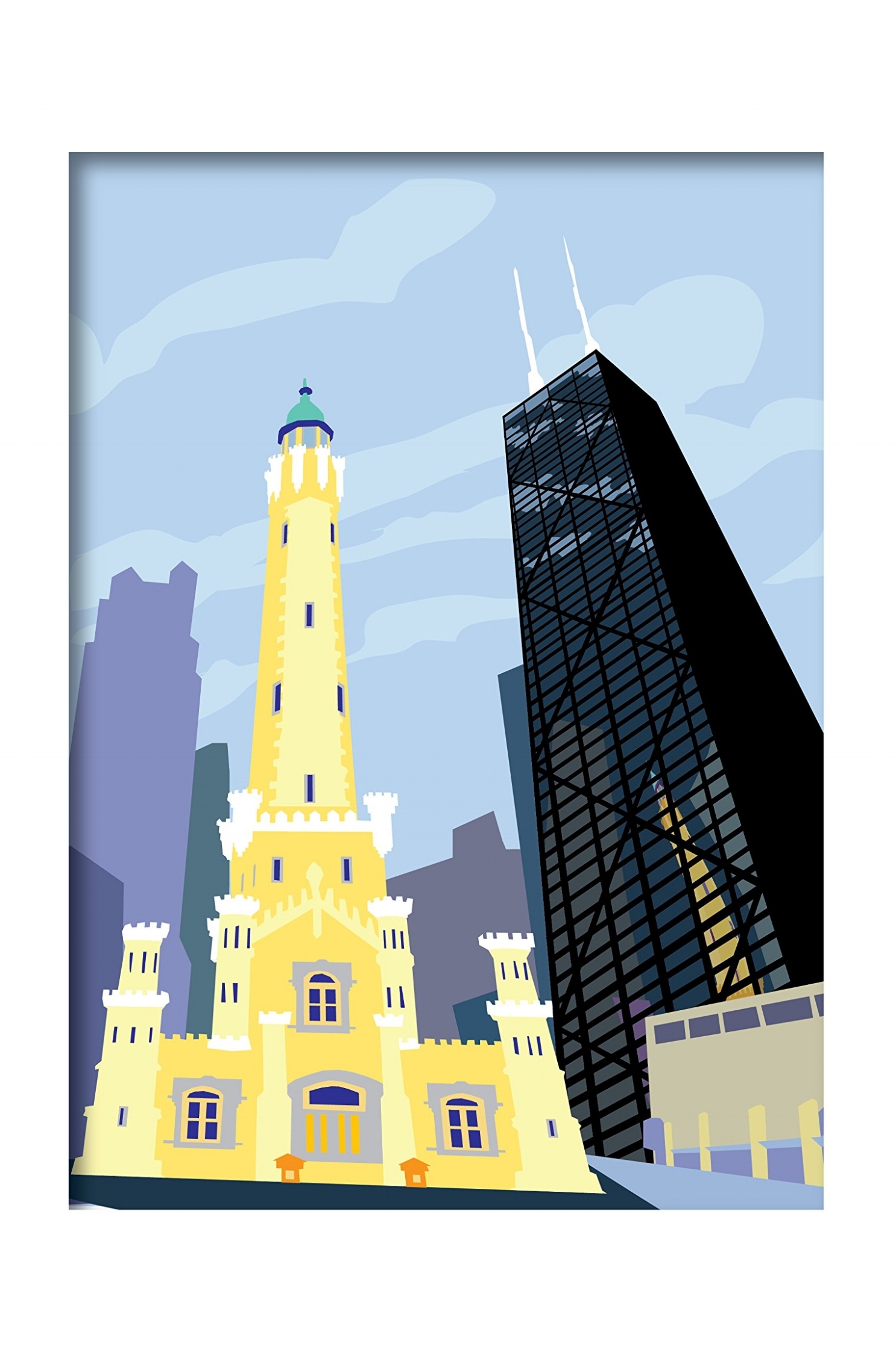 WATER TOWER 11 x 14 Print
