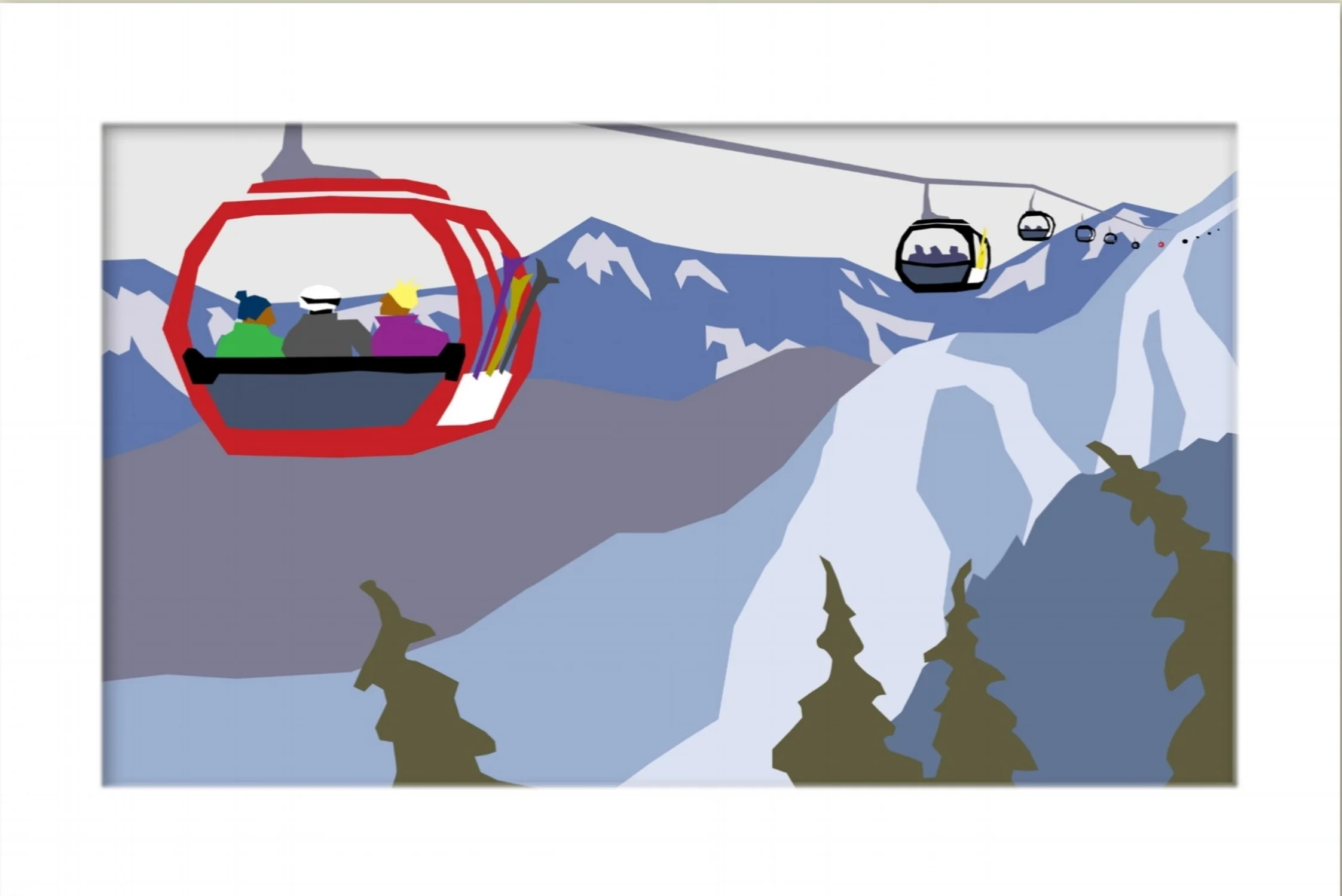 GONDOLA 16 x 20 &nbsp;Print