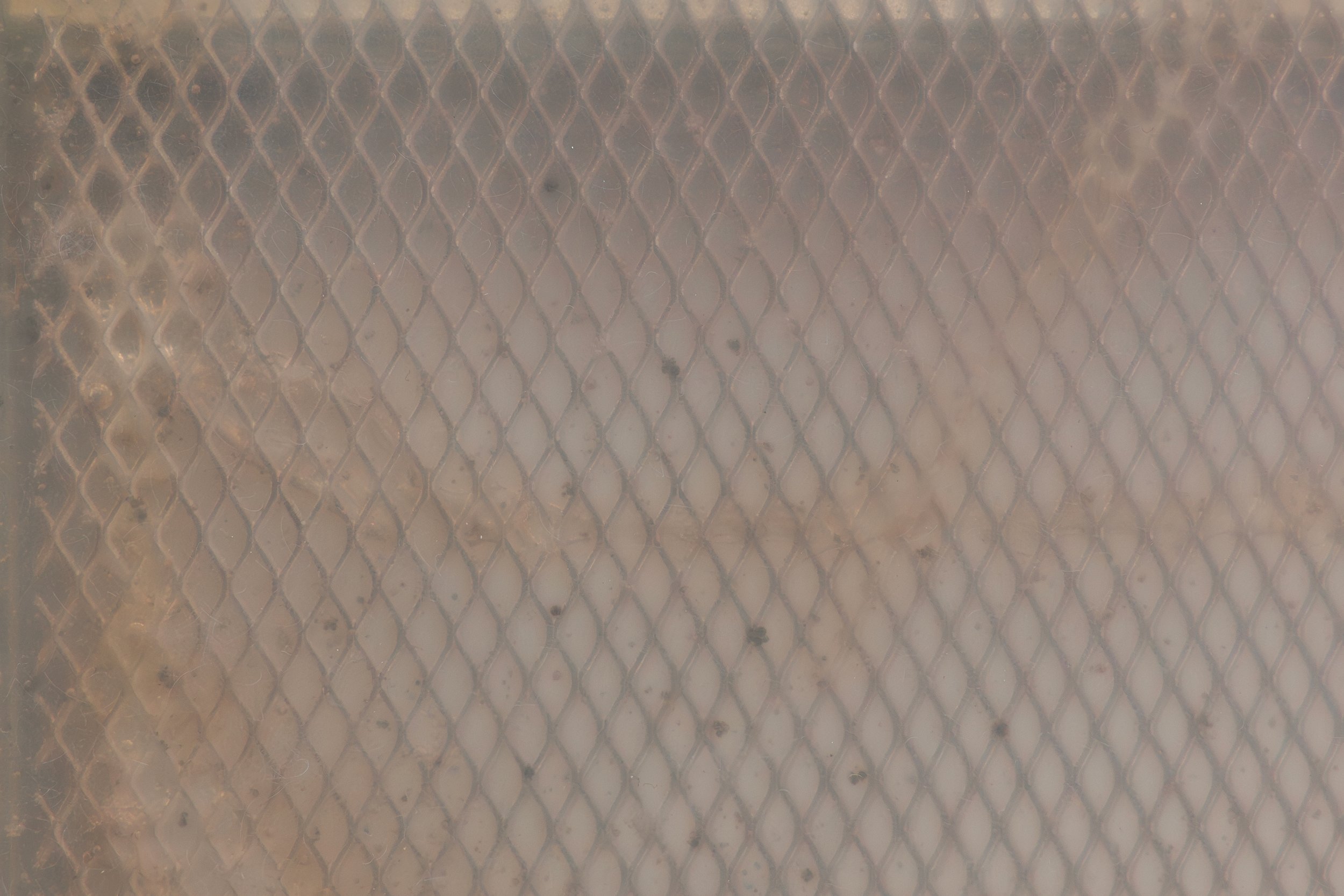  JASON GRINGLER.  (DEFACED) MONOCHROME (15) (2018-2026) (DETAIL).  STUDIO VIEW.  STEEL, MIRRORED GLASS, GLASS, EXPANDED ALUMINUM, PIGMENT, HARDWARE, EPOXY, RUST, WAX, ADHESIVES.  20 X 60.5 X 78.5 CM. 