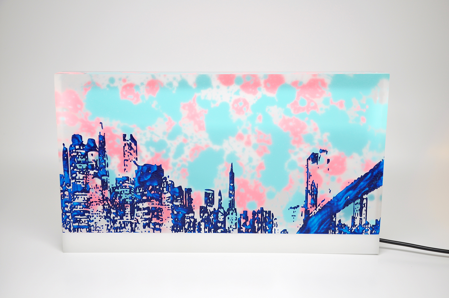 Skyline Bridge - blue/pink