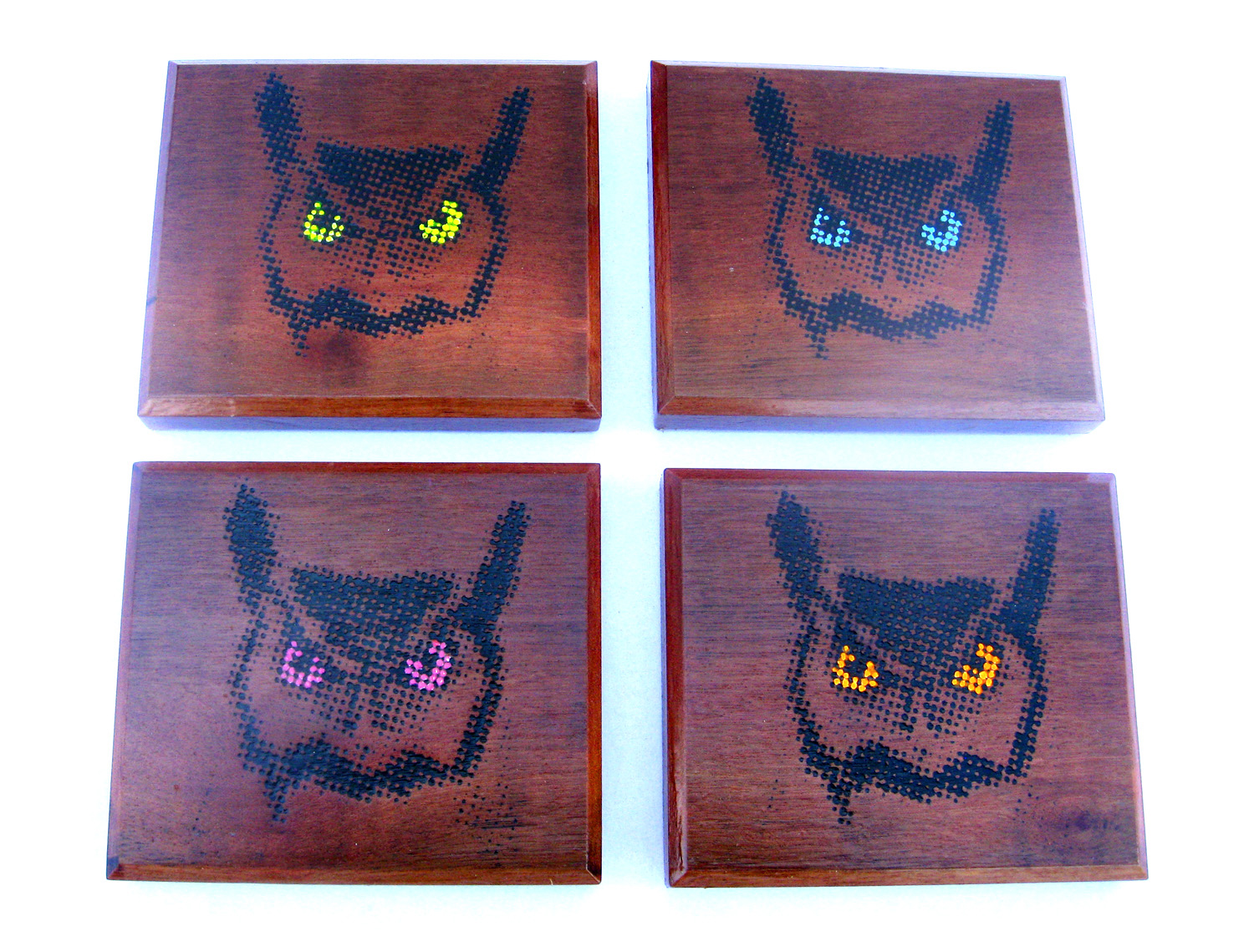 Owl Coasters - wood
