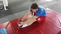 Stretch for 30-45 seconds per leg.