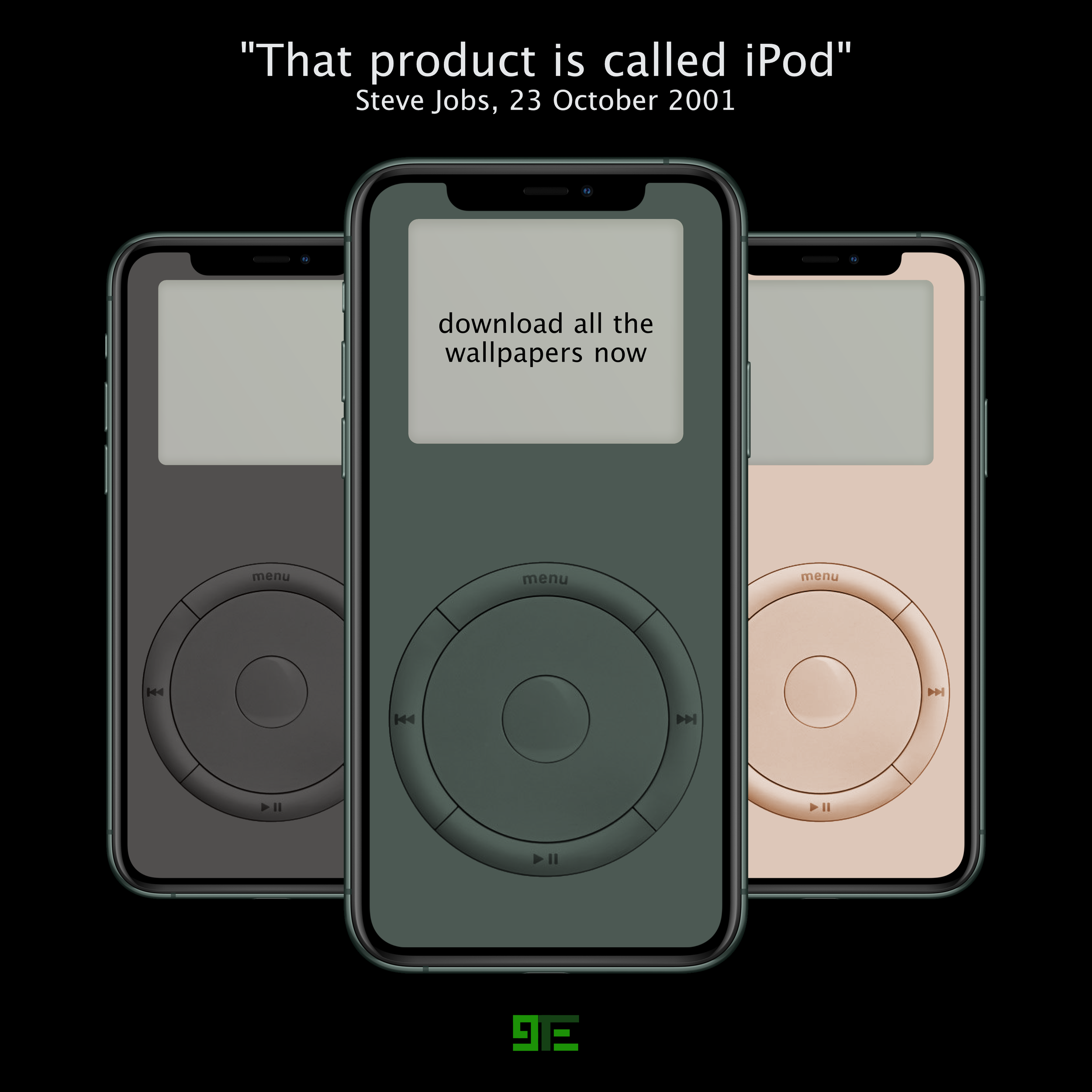 "That product is called iPod" - Steve Jobs