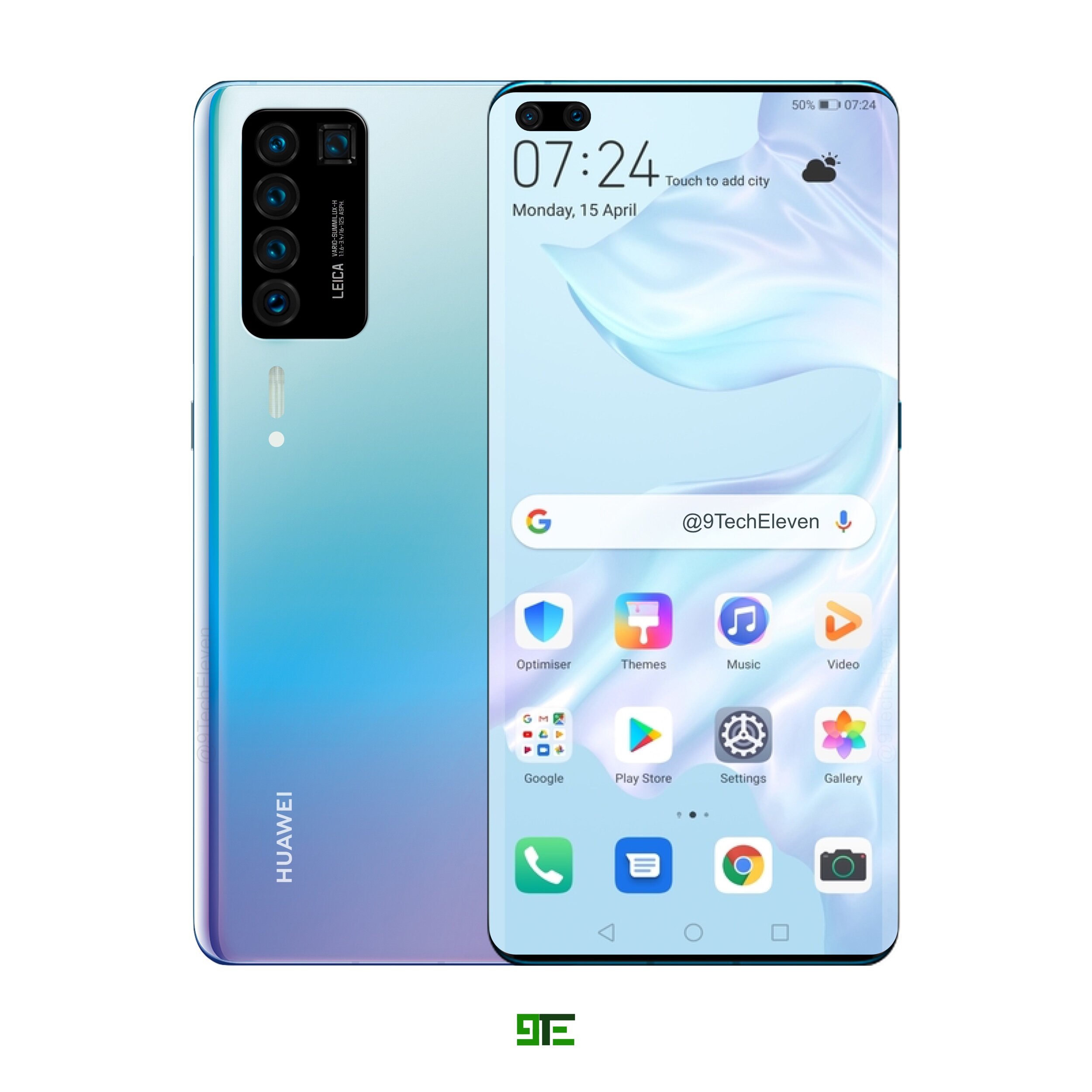 Exclusive] Huawei P40, P40 Pro colour options and design revealed in new  renders