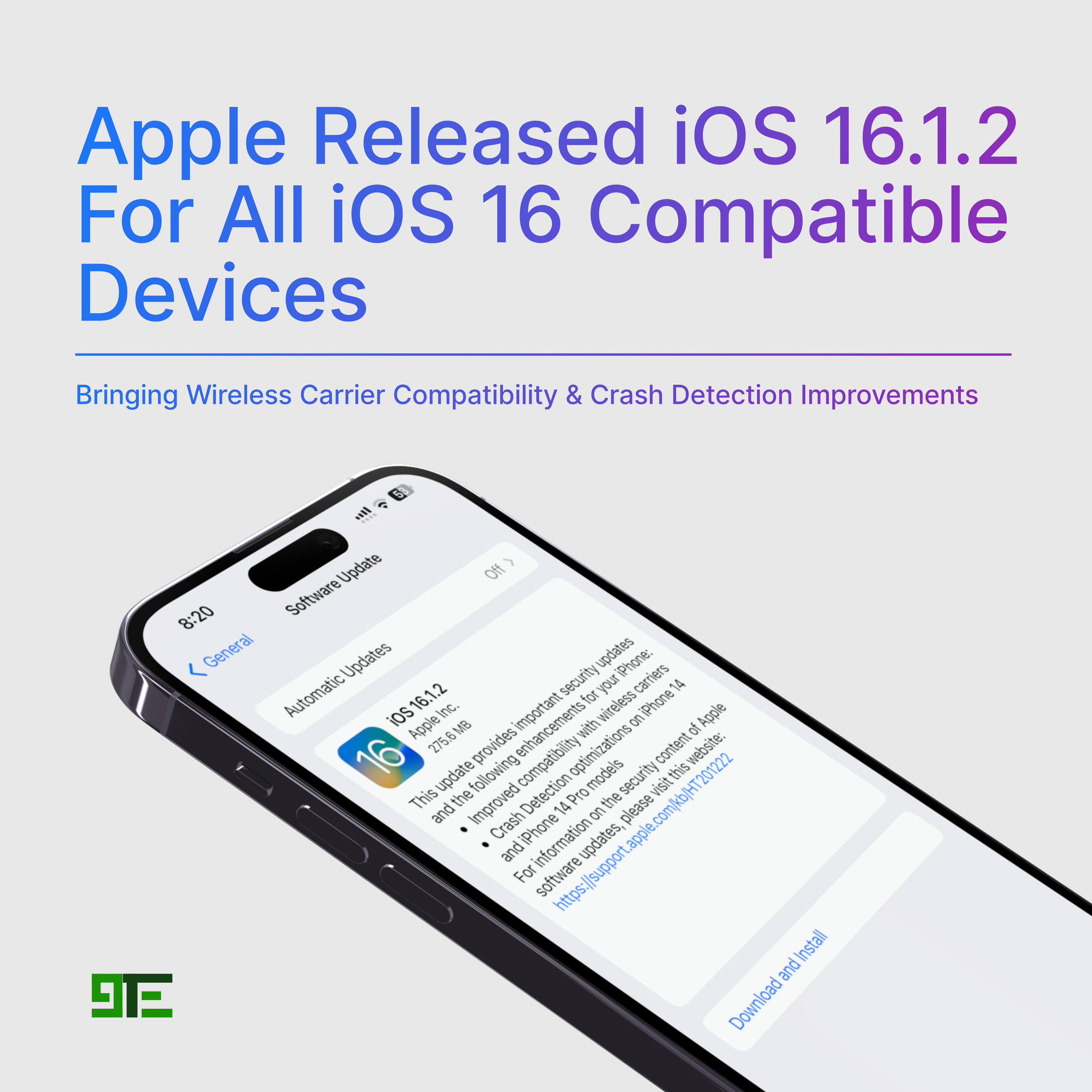 Apple Released iOS 16.1.2 For All With Bug Fixing & Optimizations