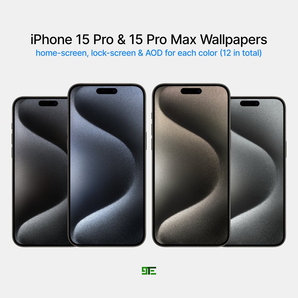 Download the new iPhone 15 and 15 Pro wallpapers right here