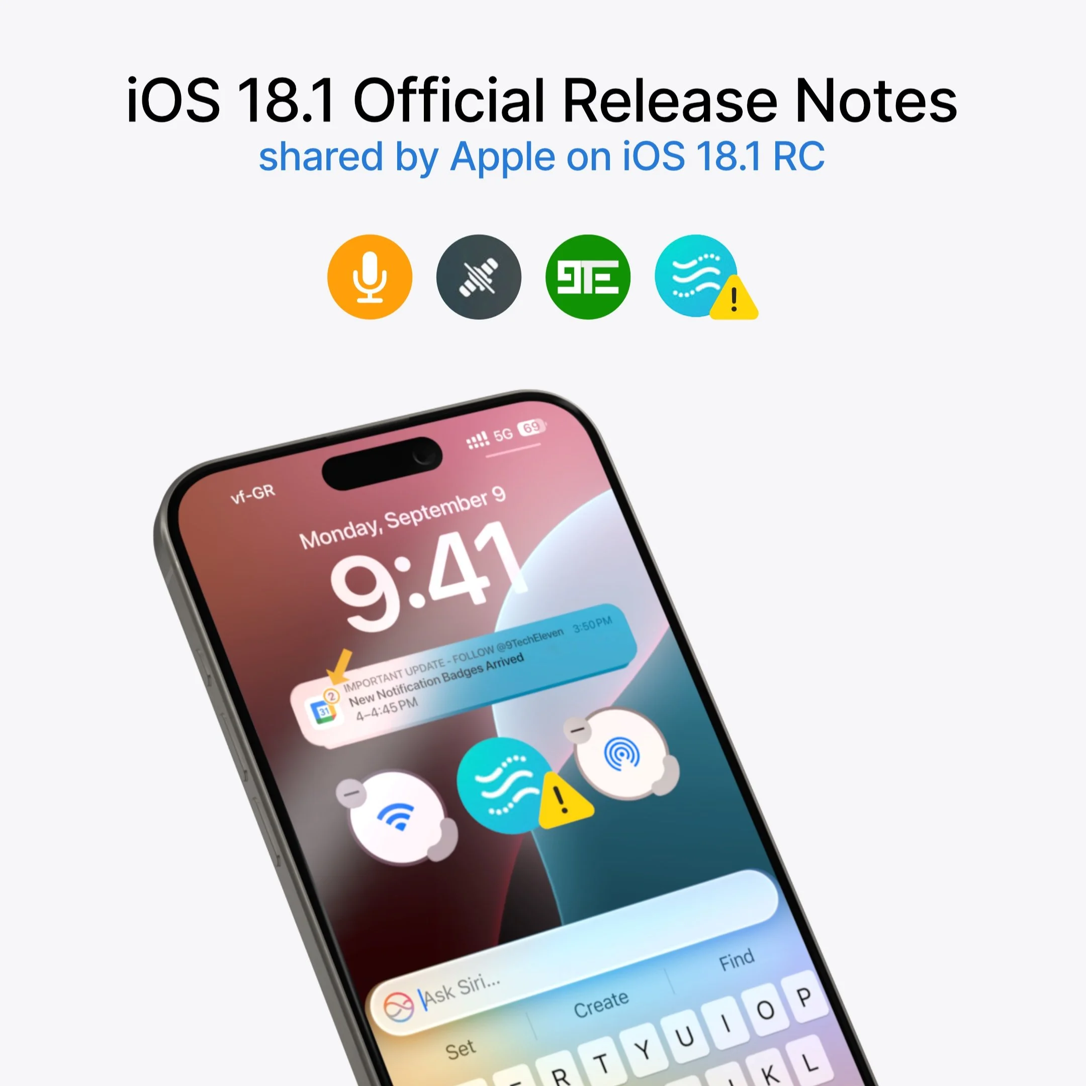 Apple Releases iOS 18.1 RC: Everything New in the Release Notes Shared By Apple