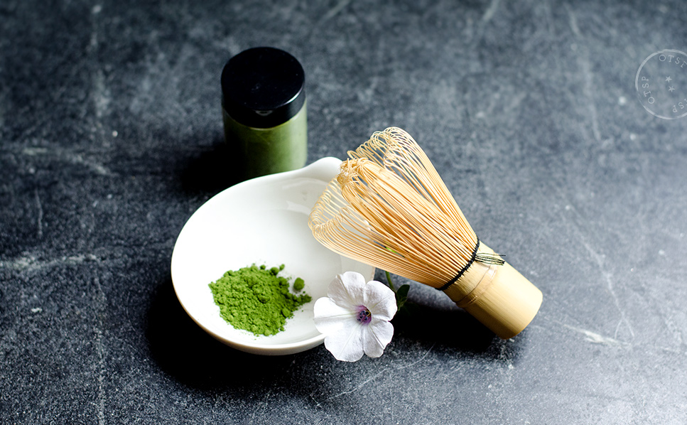 Matcha Green Tea Powder Whisk Natural Bamboo Brush Chasen Japanese