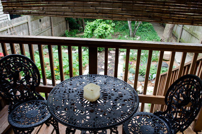 privacy garden porch design