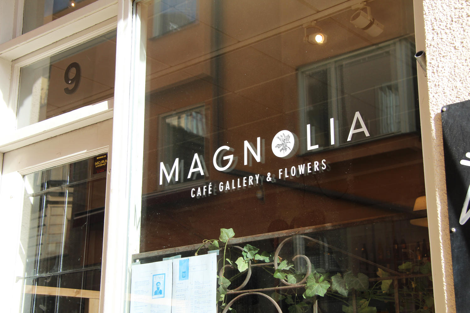 Magnolia cafe in Stockholm