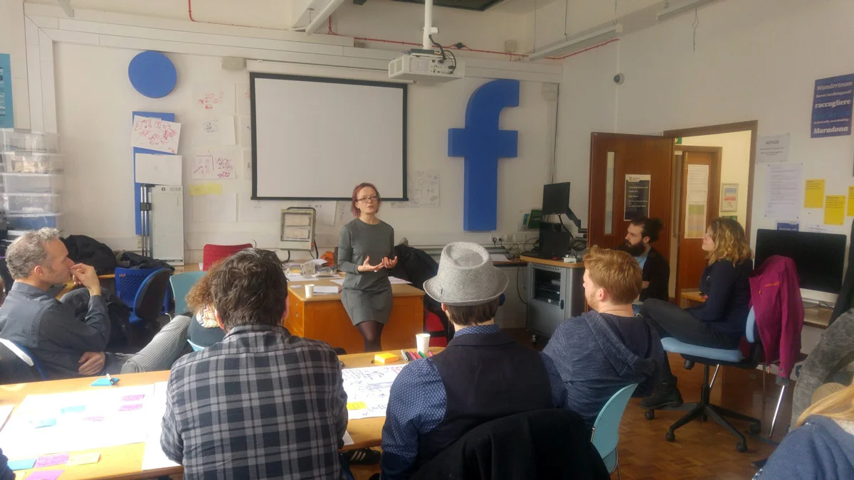 Mentoring students at another event organised by the Anglia Ruskin Employability Service. Photo credit: Satvinder Sehmbey