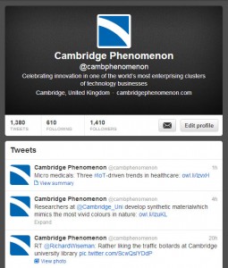 Cambridge Phenomenon on Twitter