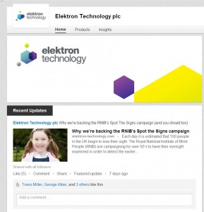 LinkedIn Elektron Technology