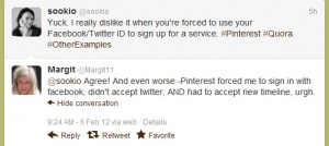 Twitter permissions