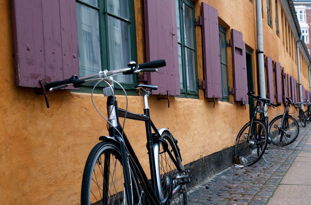 Bikes in Copenhagen, Denmark